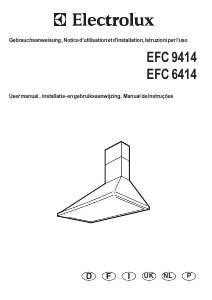 Manual Electrolux EFC6414 Cooker Hood