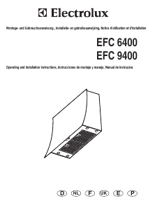 Manual de uso Electrolux EFC9400 Campana extractora