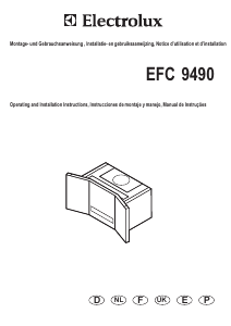 Manual Electrolux EFC9490 Cooker Hood