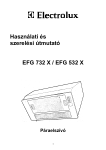 Használati útmutató Electrolux EFG532 Páraelszívó