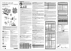Mode d’emploi Medisana BW A30 Tensiomètre