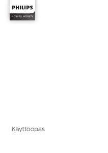 Käyttöohje Philips HD9870 Friteerauskeitin