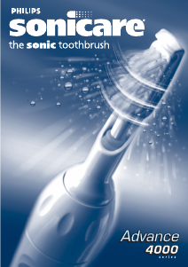 Manual Philips HX4871 Sonicare Advance 4000 Electric Toothbrush