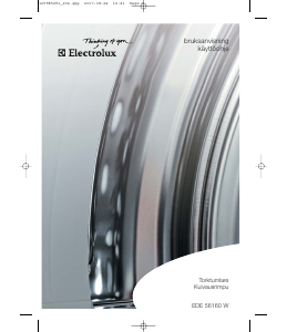 Käyttöohje Electrolux EDE56160 Kuivausrumpu