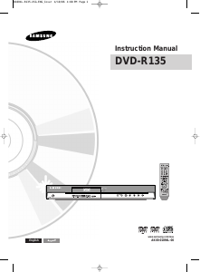 Handleiding Samsung DVD-R135/XSG DVD speler