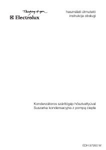 Használati útmutató Electrolux EDH97950 Szárító
