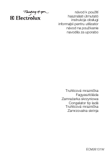 Manuál Electrolux ECM26131 Mraznička