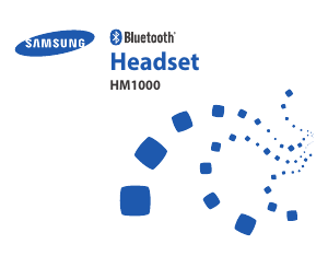 Mode d’emploi Samsung HM1000 Headset