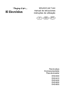 Manuale Electrolux EHG6430 Piano cottura