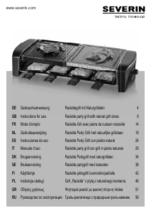 Manuale Severin RG 9645 Raclette grill
