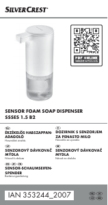 Manuál SilverCrest IAN 353244 Dávkovač mýdla