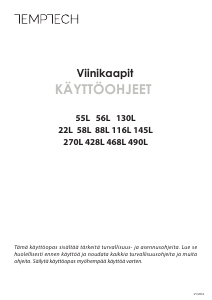 Käyttöohje Temptech 55L Viinikaappi