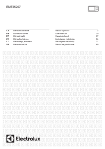 Návod Electrolux EMT25207 Mikrovlnná rúra