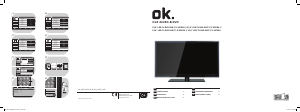 Manuale OK OLE 24450-B DVD LED televisore
