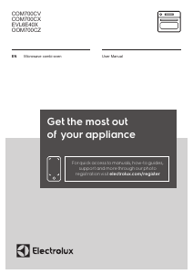 Manual Electrolux COM700CX Oven