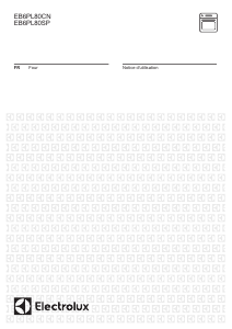 Mode d’emploi Electrolux EB6PL80SP Four