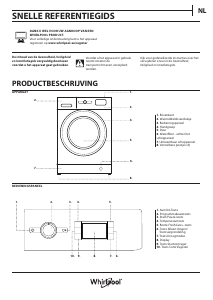 Handleiding Whirlpool FWDG961483WSV Was-droog combinatie