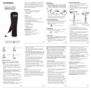 Manual Lifetrons FG-6019 Luggage Scale