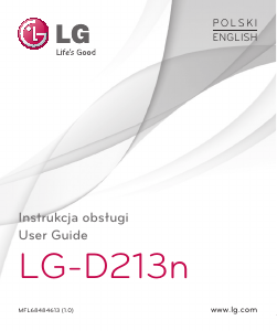Bruksanvisning LG D213n L50 Mobiltelefon