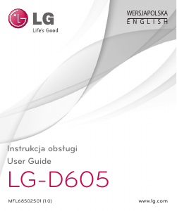 Manual LG D605 Optimus L9 II Mobile Phone