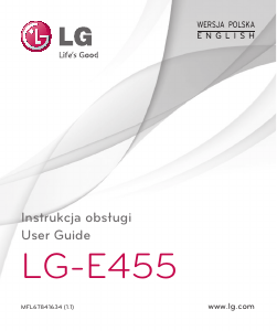 Manual LG E455 Optimus L5 II Mobile Phone