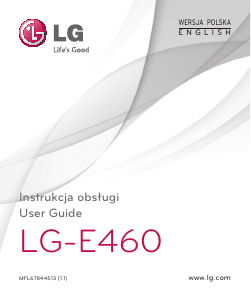 Manual LG E460 Optimus L5 II Mobile Phone