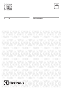 Mode d’emploi Electrolux EH7L2SW Cuisinière