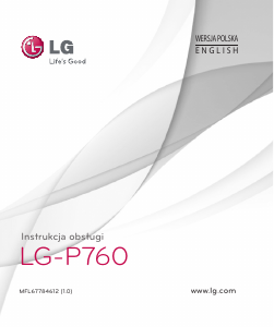 Handleiding LG P760 Optimus L9 Mobiele telefoon