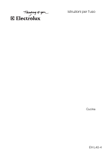 Manuale Electrolux EHL40-4SW Cucina