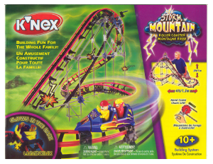 Mode d’emploi K'nex set 14144 Thrill Rides Storm mountain
