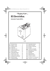 Hướng dẫn sử dụng Electrolux EAT4040 Máy nướng bánh mì