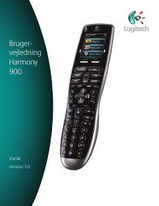 Brugsanvisning Logitech Harmony 900 Fjernbetjening