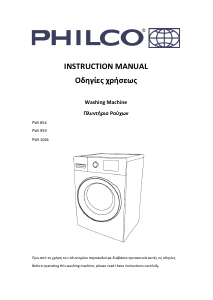 Manual Philco PWI 959 Washing Machine