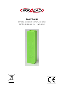 Manuale Irradio Power-Mini Caricatore portatile