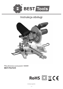 Instrukcja Best Tools BEST-PULP254 Piła ukośna