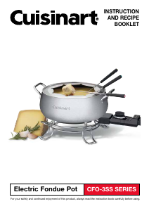 Manual Cuisinart CSJ-300P1 Fondue