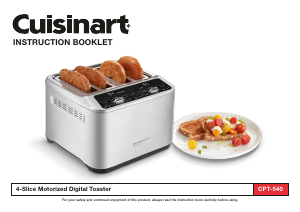 Manual Cuisinart CPT-540 Toaster