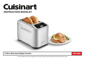 Manual Cuisinart CPT-520 Toaster
