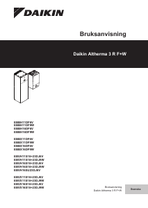 Bruksanvisning Daikin EBVH11S23DJ6V Värmepump
