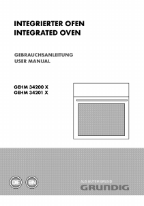 Bedienungsanleitung Grundig GEHM 34201 X Herd