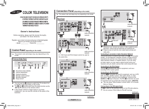 Handleiding Samsung CS14B501KJ Televisie