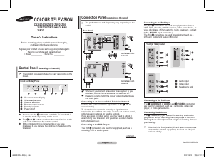 Manual Samsung CS-21M40MG Television