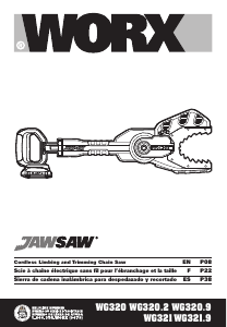 Manual Worx WG320.9 Chainsaw