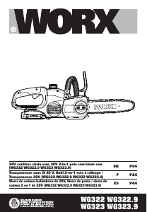 Manual Worx WG323 Chainsaw