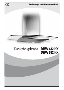 Bedienungsanleitung Domatix DHW 632 HX Dunstabzugshaube