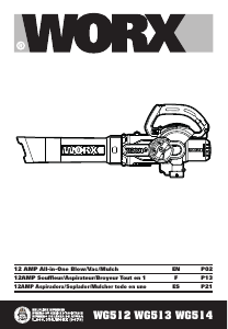 Handleiding Worx WG512 Bladblazer