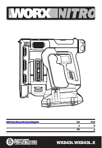 Manual de uso Worx WX843L Grapadora electrica