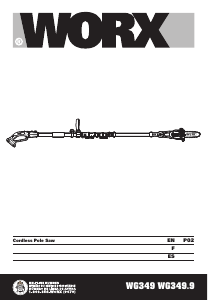 Manual Worx WG349 Chainsaw