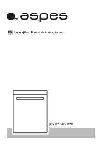 Manual de uso Aspes ALV117 Lavavajillas