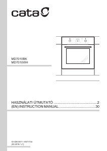 Manual Cata MD 7010 WH Oven
